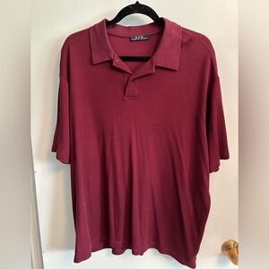 Men's Burgundy Polo Shirt